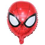 Hippity Hop Rubber Multicolor Foil Balloon Spider Man Face Shape Avenger Theme