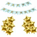 Acril BLUE HB+GOLD 10STAR BELLOON Balloon