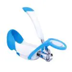 1st Step Easy Grip Baby Nail Clipper With Magnifying Glass - Blue