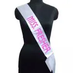 The Party Store Miss Fresher Party Sash