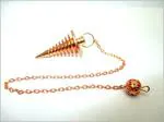 Jet International Copper Crystal Therapy Twisted Pendulum