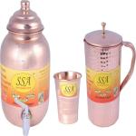 Shivshakti Arts SSA-2445-2-1 Jug Glass Set (Copper)