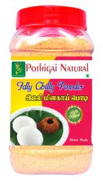 Pothigai Natural- Idly Chilly Powder 500g / 100 % Natural /Traditional method / No Artificial flavour/No Artificial Colour (Pack of 1 )