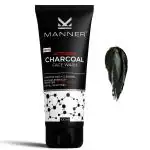 Manner Activated Charcoal Facewash for Skin Brightening, Clears Oil, Dirt and Debris, for Dark Spots | Pore Cleansing | Acne, Men & Women,