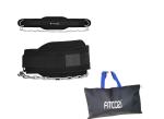 FITCOZI Durable Weightlifting Belt with Chain Black