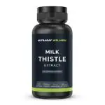 Nutrabay Wellness Milk Thistle Extract (Silymarin Marianum) - 1000mg, 60 Caps Supplement Tablets 60 Caps