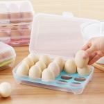 Penzodium 15 grid egg storage container - 1.25 dozen Plastic Egg Container (Multicolor)