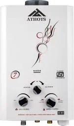 Athots 7 Litre Gas Water Geyser, White