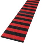 Kuber Industries Red, Black Pvc Door Mat