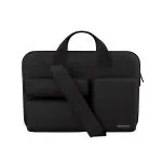 Probus Black Polyester 360 Deg Protective Laptop Sleeve Shoulder Bag For 13.3 inch Laptop