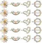 ACCESARS latest Korean fashion Style Flower Lock Hair Clip Pin Hair Accessories set For Women And Girls (20 Pcs)