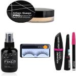 URBEN QUEEN-After matte fixer & eyelash & mascara & eyebrow pencil & eyeliner & loose powder ( 6 items )