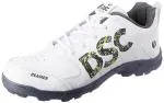 DSC Beamer Cricket Shoe | Color: Grey & White | Size: 7UK/8US/41EU | For Mens & Boys | Material: Polyvinyl Chloride | Long Lasting Performance | Breathable Mesh for Improving Performance