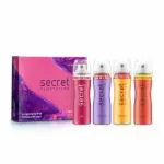 Secret Temptation Travel Pack with Pink, Romance, Mystery and Passion Mini Deodorant for Women, Pack of 4 (50ml each)