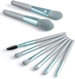 8 PCS Makeup Brush Set for Foundation, Blush, Eye shadow, Eyelash, Lip and Brow, Portable Mini Makeup Brush