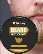 KURAIY NEW Beard Wax Professional Styling For High Gloss, High Hold, Healthy Beard Hair Wax (100 g)