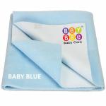 BeyBee Blue Baby Bed Protector Sheet 100 cm x 70 cm
