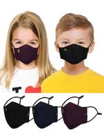 Cenwell 3 Pcs Kids 3D Mask for School , 6 Layer , Reusable, Washable, Breathable Stylish Face Mask