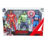 Kart In Box | Action Figures | Captain America | Iron Man | Hulk | Big in Size (12 Inch)
