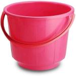 Plastic Multipurpose Water Storage Bucket for Bathroom and Home - 15ltr(Pink)
