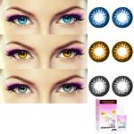 EYCOG Multicolor PolyHema Contact Lenses (Pack Of 3)