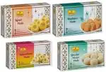 Haldiram's Nagpur Peda Combo Pack (Rajasthani Peda, Kesar Peda, Mathura Peda, Special Malai Peda) 250g x 4