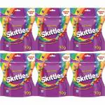 Skittles Wild Berry Chewy Fruit Candy Pack - 90gm (Pack of 6)