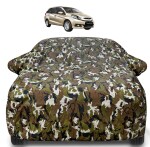 Auto Hub Honda Mobilio Car Cover with Mirror Pocket and Soft Cotton Lining,Waterproof Honda Mobilio Car Body Cover, Army Print