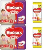 Huggies Wonder Pants Baby Diapers Medium 104 Pieces