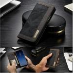 ClickCase Iconic Series Faux Leather Magnetic Card Holder Wallet Kickstand Case Flip Cover For MOTOROLA Edge 40 Neo (Black)