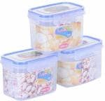 SKI Lock & Seal 1000ml 3 piece set food storage containers