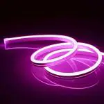 amiciVision Pink Neon LED Strip Light | 5m Long, Waterproof Decoration String Light with DC12V Adapter and Blinker