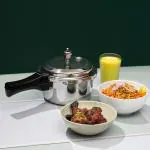 Vinod Platinum Triply Stainless Steel Outer Lid Pressure Cooker - 3 Ltrs (Induction Friendly)
