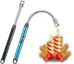 COSYSMART Electric Rechargeable Gas Lighter | Lighter with Usb Cable | Windproof Lighter | Flameless Electronic Lighters for Kitchen, Barbecue, Candles, Gas Stove | Plasma Lighter | Arc Lighter | Bbq Lighter | Camping Lighter (Pack of 1)