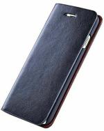 A ACCESSORIES KART LG K8 2018 Blue Leather Flip Cover with Kick Stand