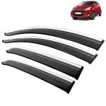 Kingsway Car Wind Deflectors Rain Guard Window Visor for Hyundai Grand I10 2017, 2018, 2019 Model, Car Door Visor with SS Lining Online India, Car Sun Shades