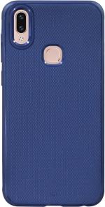 COVERBLACK Rubber Back Cover Compatible model for Vivo V11 - 1806 - Blue