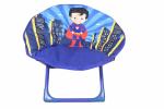 Burden Free Foldable Multicolor Metal Moon Chair (50 x 38 x 43 cm)