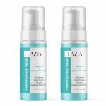 FLAZIA Foaming Face Wash for Clear Glow, Gentle Exfoliation, Deep Clean Soft Bright & Clear Skin Controls Oil Pimples Acne For All Skin Types No Parabens Sulphate (150 ML)