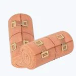 JOY CARE Fusion Premium Cotton Crepe Bandage - Roll Sports Wrist Wrap Straps, Elastic Compression (Pack of 2 (4m x 10cm))