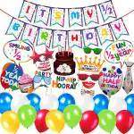 Party Propz Half Way To One Birthday Decoration (Set Of 43)