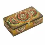 Sanskritihandicraft Wood Jewellery Box 15X7