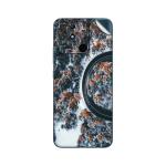 GADGETSWRAP Printed Vinyl Skin Sticker for Realme Narzo 50A - aerial view winding mountain road early winter