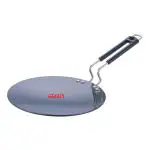 Hazel Black Aluminium Non-Stick Tawa 25 cm