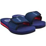 Dr Plus Men Casual Slides (Blue And Red, 5)
