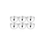 Shri & Sam Majestic Stainless Steel Chutney Bowl Set 6 pcs
