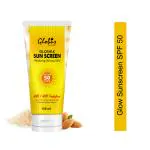 Globus Remedies Glosika Sunscreen Lotion, SPF 50 PA+ + + Up to 12hrs Protection with almond & Rose Extract 100ml