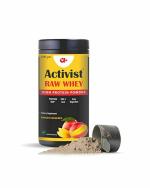 Activist Raw Whey (Mango Flavour 500g)Protein Concentrate Powder With Digestive Enzymes Protein Powder Supplement