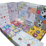 eVincE - thoughtful PRESENTations All Occasion Gift Wrapping Paper Bundle | Set of 10 Sheets (70 X 50 Cms) | for Adults and Kids | Thick Matte Gift Wraps for Office Social Gifts