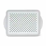 Freelance Polypropylene Anti Slip Serving Tray, 40.2 x 27 cm, White